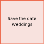 Save the date Weddings